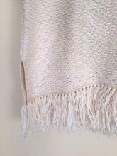 Load image into Gallery viewer, Joie Women's Nariko Sleeveless Cotton Knit  Fringe Hem  Off White Tank Top - XS - Luxe Fashion Finds
