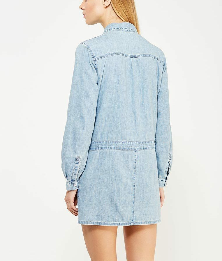 juicy couture shirt dress Juicy Couture Womens Soft Woven Chambray Embroidered Dress