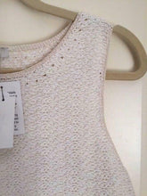 Load image into Gallery viewer, Joie Women's Nariko Sleeveless Cotton Knit  Fringe Hem  Off White Tank Top - XS - Luxe Fashion Finds