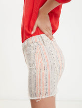 Load image into Gallery viewer, Mother Denim The Straight Mini Fray Cotton Skirt Slipstream – Mandarin Cream. - Luxe Fashion Finds