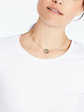 Load image into Gallery viewer, Kate Spade Deco Pearl Blossom 12K Gold-Plated Necklace Mini Pendant B/W w JBAG - Luxe Fashion Finds