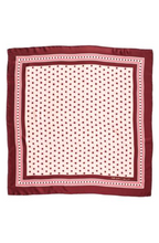 Load image into Gallery viewer, Kate Spade Women's Silk Floral Moroccan Tile Square Scarf - Pink Sand - 34" x 34" - Luxe Fashion Finds