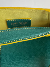 Load image into Gallery viewer, Jeff Wan Crossbody Womens Lunch Box 11 Green Leather Top Handle Mini Bag