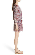 Load image into Gallery viewer, Joie Women's Aili V-Neck Long Sleeve Blouson Silk Georgette Mini Dress - XS