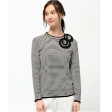 Load image into Gallery viewer, Kate Spade New York Rosette Stripe Sweater for women