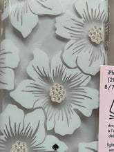 Load image into Gallery viewer, Kate Spade iPhone 8/7/6S/6 Case White Hollyhock Flower Protective Hard Shell
