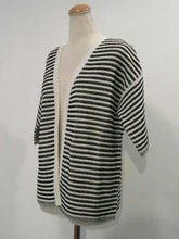 Load image into Gallery viewer, Max Mara Weekend Womens V-Neck Wrap Short Sleeve Stripe Belted Cardigan XS