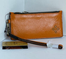 Load image into Gallery viewer, Patricia Nash Women’s Almeria Credit Card RFID Slim Leather Wallet Wristlet, Yellow