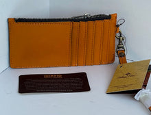 Load image into Gallery viewer, Patricia Nash Women’s Almeria Credit Card RFID Slim Leather Wallet Wristlet, Yellow