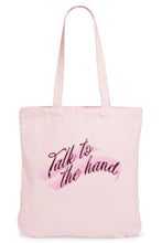 Load image into Gallery viewer, Tote 90's Nostalgia Randi Bergman Pink Princess Heart Crystal Organic Cotton
