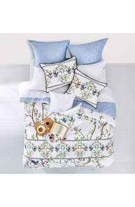 Ted Baker Duvet Cover Set King 3-Piece108x96 Floral White Cotton Highgrove