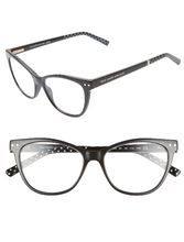 Load image into Gallery viewer, Kate Spade Johnesha Polkadot Cat Eye Black Reading Glasses, +1.50 / +2.00