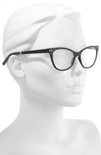 Load image into Gallery viewer, Kate Spade Johnesha Polkadot Cat Eye Black Reading Glasses, +1.50 / +2.00