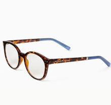 Load image into Gallery viewer, Kate Spade Women's Kaylin Cat Eye Round Tortoise Shell Reading Glasses, +1.50