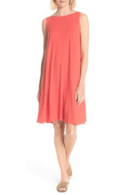 Load image into Gallery viewer, Eileen Fisher Women's Sleeveless A-Line Stretch Jersey Pink Shift Dress - XS