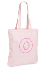 Load image into Gallery viewer, Tote 90's Nostalgia Randi Bergman Pink Princess Heart Crystal Organic Cotton