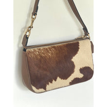 Load image into Gallery viewer, Coach Nolita 19 CDW34 Cow Print Haircalf Leather Shoulder Bag Wristlet B