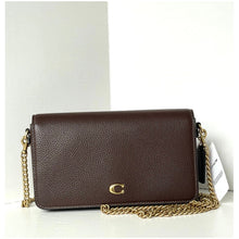 Load image into Gallery viewer, Coach Mila Crossbody Bag Maple Leather CAO01 Signature Canvas w Zip Pouch**