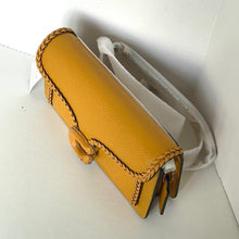 Load image into Gallery viewer, Coach Tabby Chain Clutch CJ863 Buttercup Braided Leather Crossbody Bag