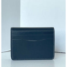 Load image into Gallery viewer, Coach Bandit Card Case CH825 Black Calf Leather Wallet Women's