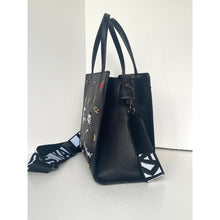 Load image into Gallery viewer, Karl Lagerfeld Maybelle Black Ikons Pin Satchely Bag