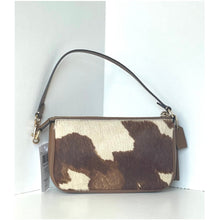 Load image into Gallery viewer, Coach Nolita 19 Wristlet CDW34 Cow Print Haircalf Leather Shoulder Bag C