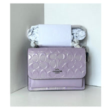 Load image into Gallery viewer, Coach Mini Klare Crossbody Bag CDB11 Signature Leather Light Violet