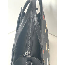 Load image into Gallery viewer, Karl Lagerfeld Maybelle Black Ikons Pin Satchely Bag