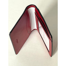 Load image into Gallery viewer, Coach Bifold ID Wallet CJ728 Mens Poppy Red Leather Slim Card Case