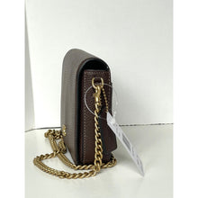 Load image into Gallery viewer, Coach Mila Crossbody Bag CAO01 Maple Leather Signature Canvas with Zip Pouch