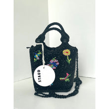 Load image into Gallery viewer, STAUD Zoe First Bloom Night Beaded Crossbody Bag
