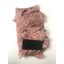 Load image into Gallery viewer, The Kooples Silk Crop Top Womens Pink Paisley V-Neck Ruffle Blouse XL