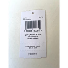 Load image into Gallery viewer, Coach CV764 Canary Signature Canvas Zip Card Case