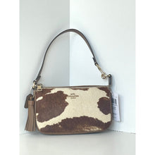 Load image into Gallery viewer, Coach Nolita 19 Wristlet CDW34 Cow Print Haircalf Leather Shoulder Bag C