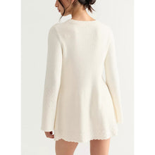 Load image into Gallery viewer, Free People Bali Old Flame Ivory Sweater Dress