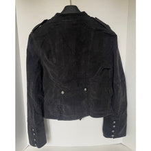 Load image into Gallery viewer, Free People Lotty Black Velvet Double-Breasted Military Blazer – Women's Small