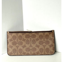 Load image into Gallery viewer, Coach Mila Crossbody Bag Maple Leather CAO01 Signature Canvas w Zip Pouch**