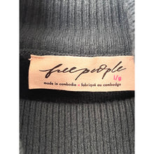 Load image into Gallery viewer, Free People Sigma Wool Turtleneck Sweater Cypress Blue Women's Large