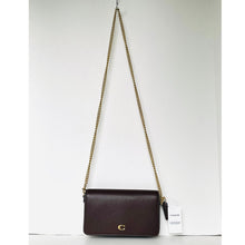 Load image into Gallery viewer, Coach Mila Crossbody Bag Maple Leather CAO01 Signature Canvas w Zip Pouch**