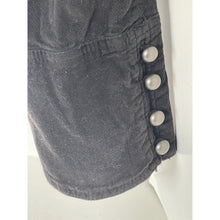 Load image into Gallery viewer, Free People Lotty Black Velvet Double-Breasted Military Blazer – Women's Small