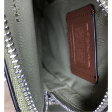 Load image into Gallery viewer, Coach CP272 Phone Crossbody Moss Crossgrain Leather Multi Pocket Bag