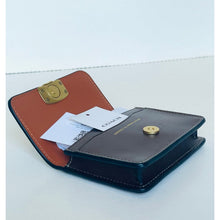 Load image into Gallery viewer, Coach Bandit Card Case CH825 Maple Brown Calf Leather Brass Mini Wallet