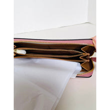Load image into Gallery viewer, Coach Long Zip Around Wallet CFD93 Pink Floral Print Canvas Leather
