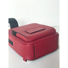 Load image into Gallery viewer, Coach Racer Sling Pack CU252 True Red Calf Leather Small Crossbody Silver