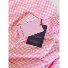 Load image into Gallery viewer, Avec Les Filles Anthropologie Pink Gingham Bustier Midi Dress Size 8