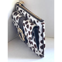 Load image into Gallery viewer, Coach Ashton CEN13 Cow Print Haircalf Wristlet