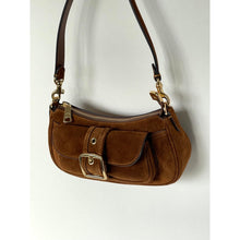 Load image into Gallery viewer, Coach Ashton Mini Shoulder Bag CFA50 Brown Suede Leather Crossbody