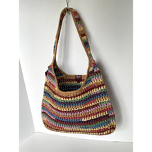 Load image into Gallery viewer, Coach Brooklyn Shoulder Bag 34 CDZ40 Multicolor Woven Leather Hobo