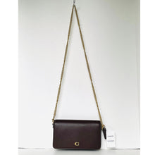 Load image into Gallery viewer, Coach Mila Crossbody Bag CAO01 Maple Leather Signature Canvas with Zip Pouch