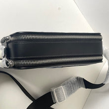 Load image into Gallery viewer, Coach Charter Crossbody 24 CAJ95 Blue Denim Patchwork Leather Shoulder